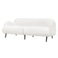 Levede Cloud Sofa 3 Seater Sherpa Fleece White