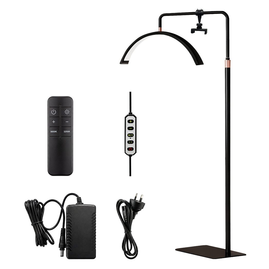 Emitto LED Lash Light Half Moon Lamp for Lash Extension Tattoo Aluminium Alloy