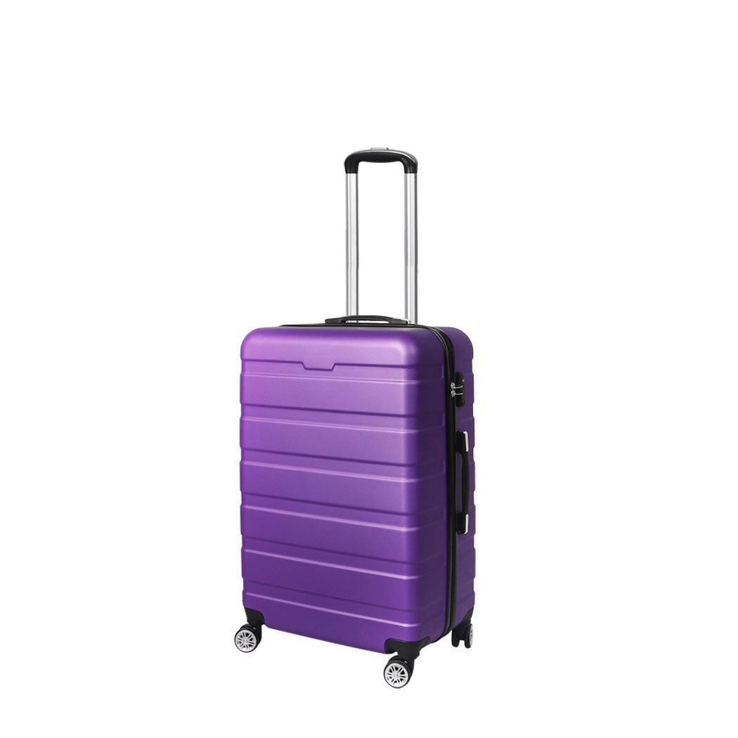 Slimbridge 24" Luggage Case Suitcase Purple 24 inch