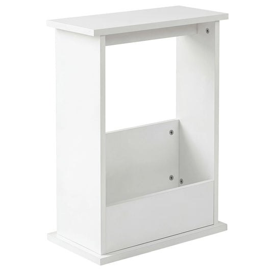 Levede Narrow End Table Modern Office Side Table Magazine Rack Bedside Storage