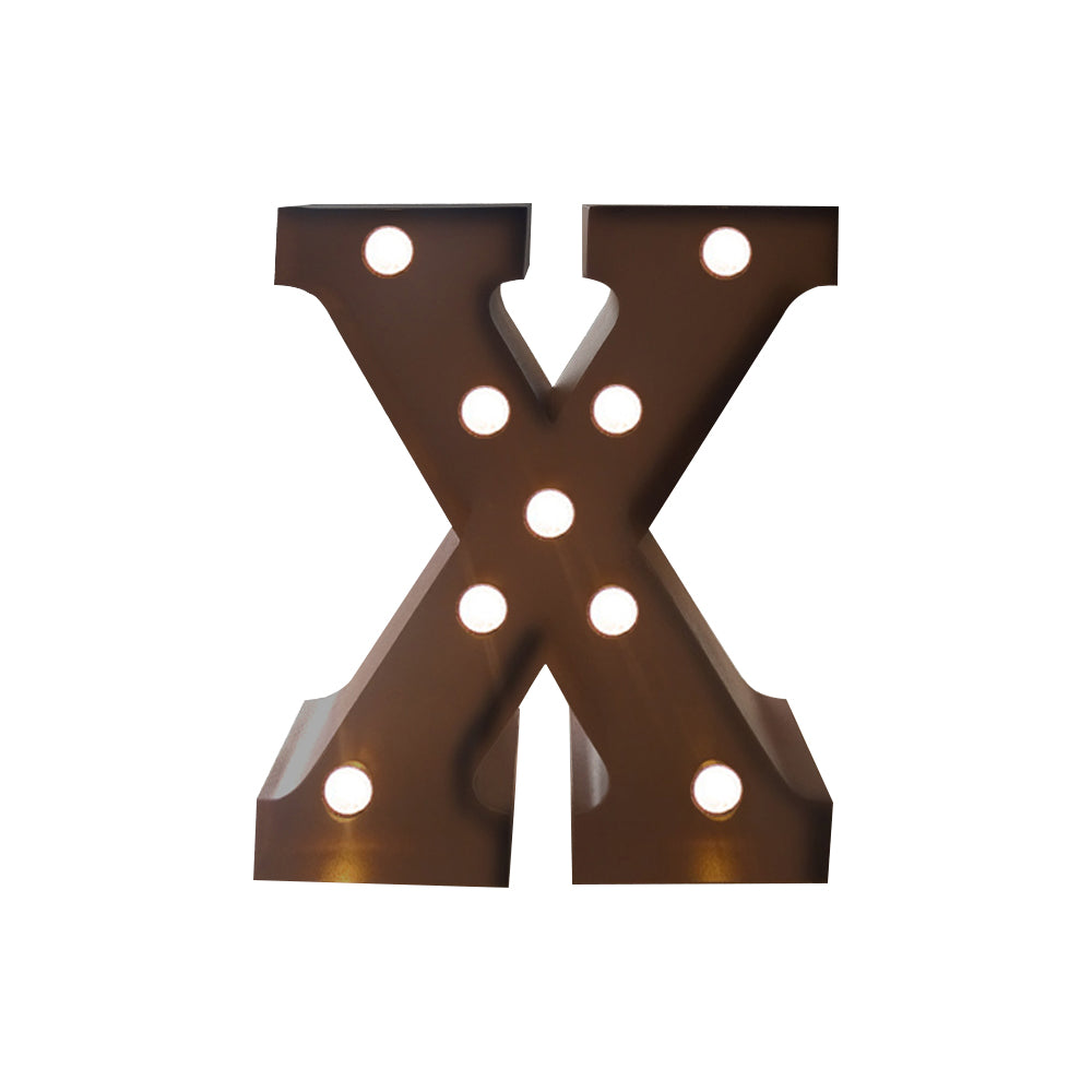 LED Metal Letter Lights Free Standing