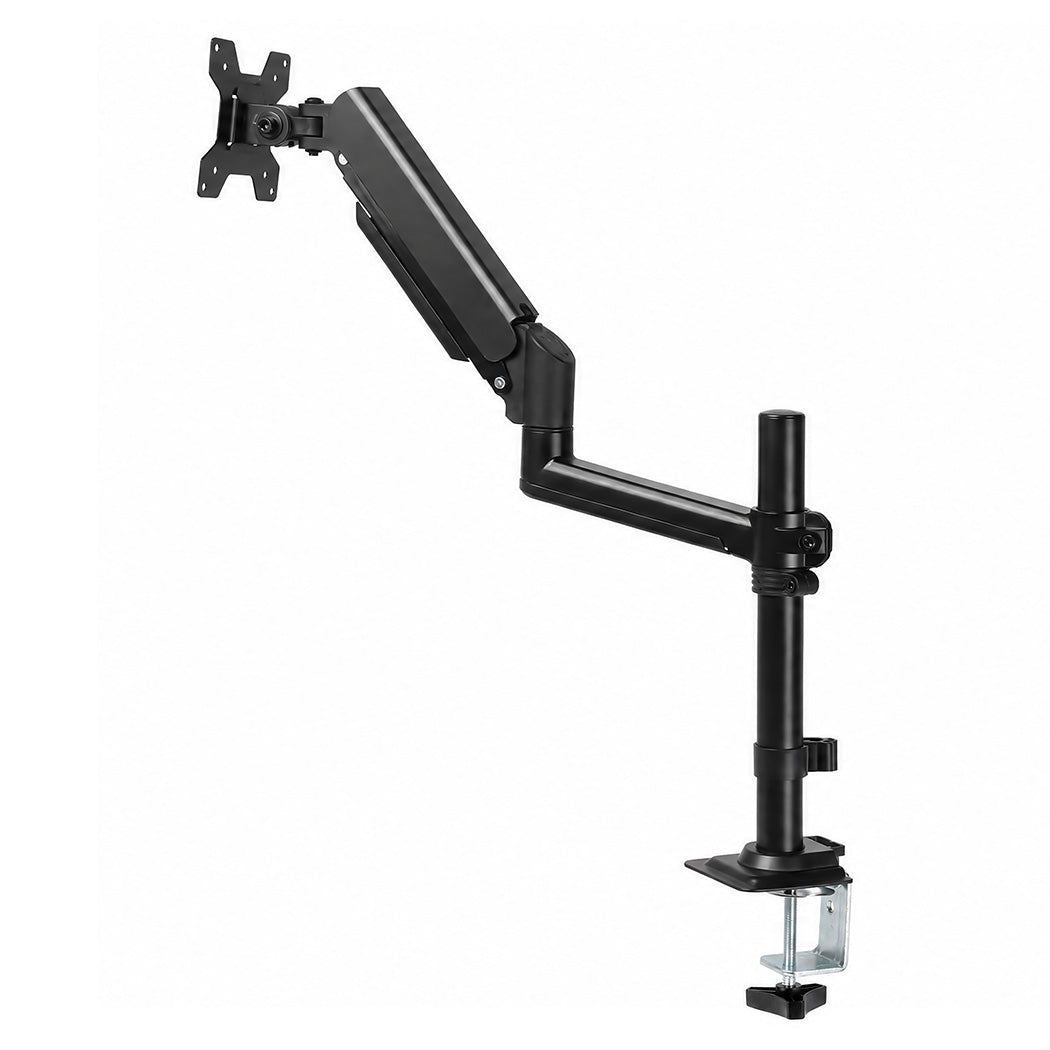 Levede Single Monitor Arm Adjustable 2-Way Desk Mount Rotatable 13-32 inch Black