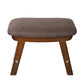 Levede Foot Stool Ottoman Footrest With Washable Cover,Living Room,Brown
