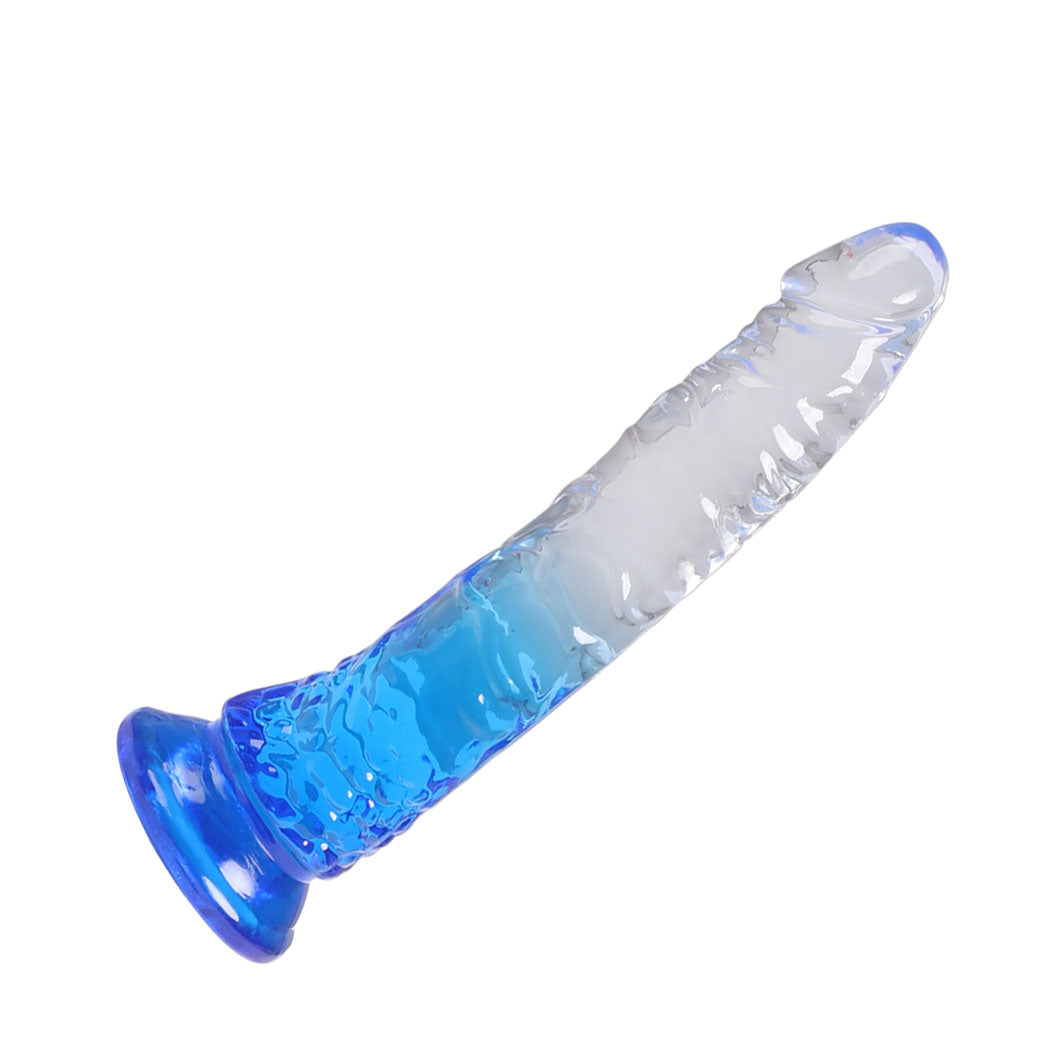 Urway Dildo Dong Realistic Penis Cock Blue 20cm