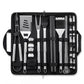 Moyasu 29Pcs BBQ Tool Set Stainless Steel Grill Cook Barbecue Grill Utensils Kit