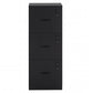 Levede File Cabinet 3 Lockable Drawers Modern Document Organiser Home Office