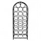 Levede 23 Bottle Wine Rack Kitchen Home Floor Storage Organiser Metal Black