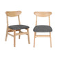 Levede 6xDining Chairs Kitchen Chair Nature