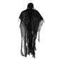 Yezi Halloween Decorations Grim Reaper 130cm Black Polyester Foam
