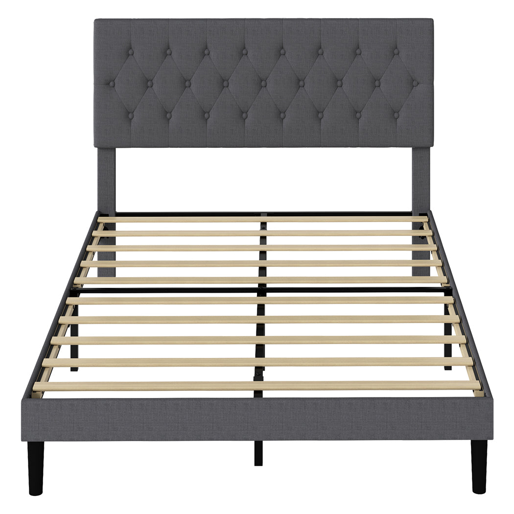 Levede Bed Frame Upholstered Platform Mattress Base Queen
