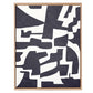 Yezi Modern Wall Art Canvas Abstract 80×120cm Framed Artwork Home Office Decor