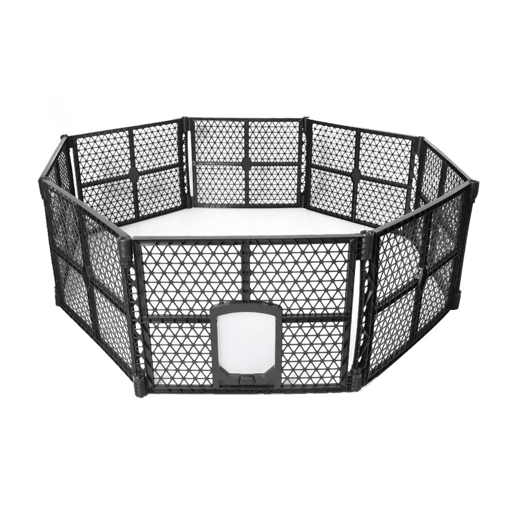 PaWz Pet Playpen Folding Dog Plastic L Large