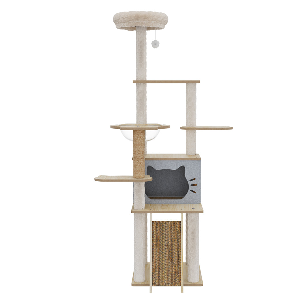 Pawz Cat Tree Tower Large Scratcher Condo House 160cm