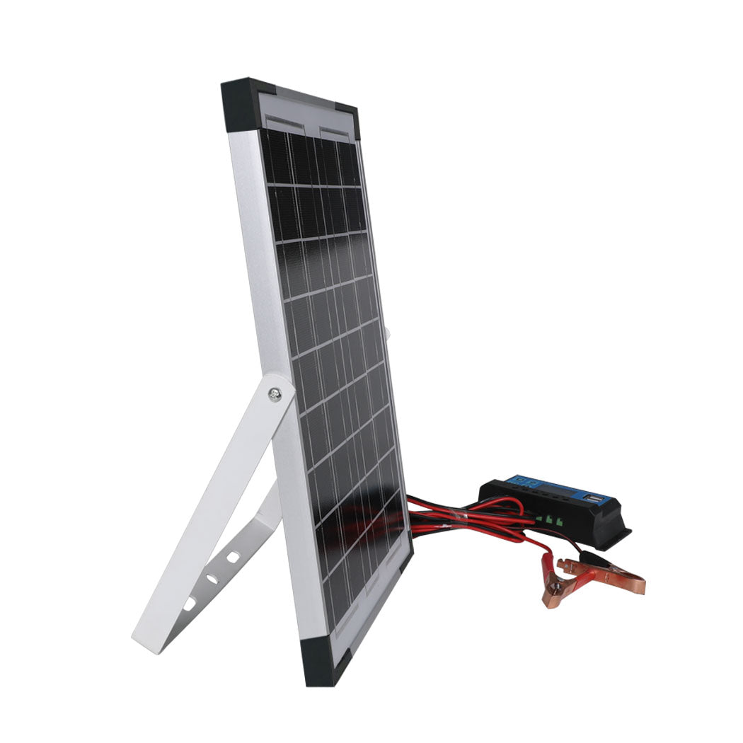 12V 10W Solar Panel Kit Mono Caravan