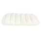Pawz M Size Orthopedic Dog Bed with Sherpa Plush Removable Cover in White
