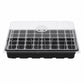 Toque Seedling Tray 5 Pack Starter Kit With Vented Dome For Greenhouse Black