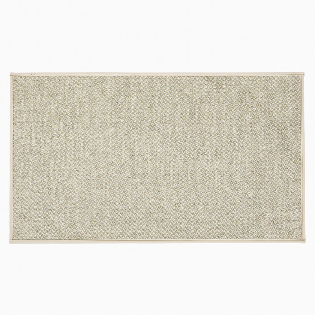 Marlow Front Door Mat 76x43cm Non Slip Dirt Trapping Rug for Entrance Brown