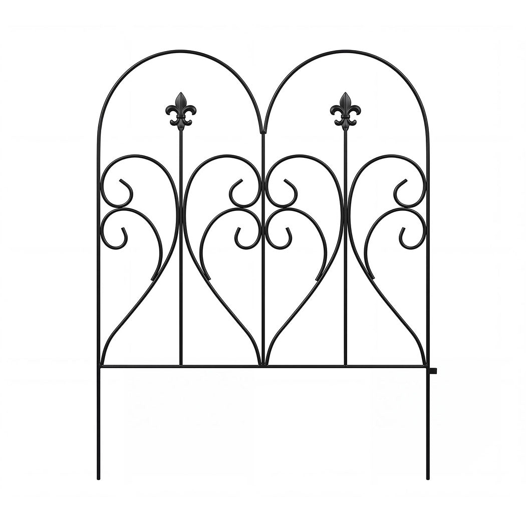 Mountview Decorative Garden Fence 5-Panel Animal Barrier Flower Edging Border