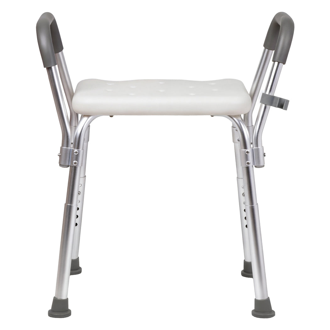 Levede Adjustable Shower Chair Bath Seat with Arms Portable Non Slip Bathroom
