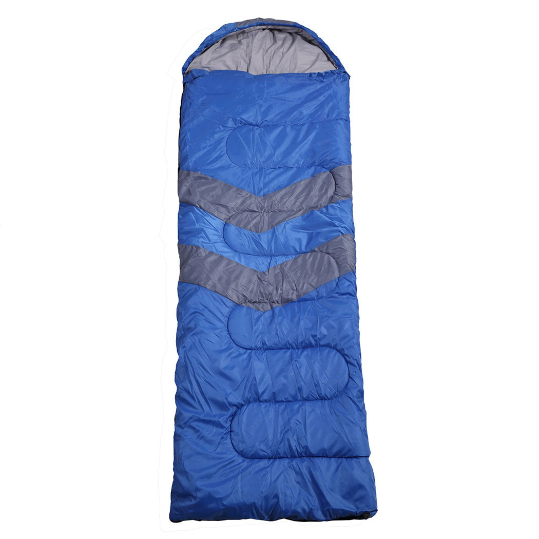 Mountview Single Sleeping Bag Bags Outdoor Blue