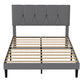 Levede Bed Frame Upholstered Platform Mattress Base Double