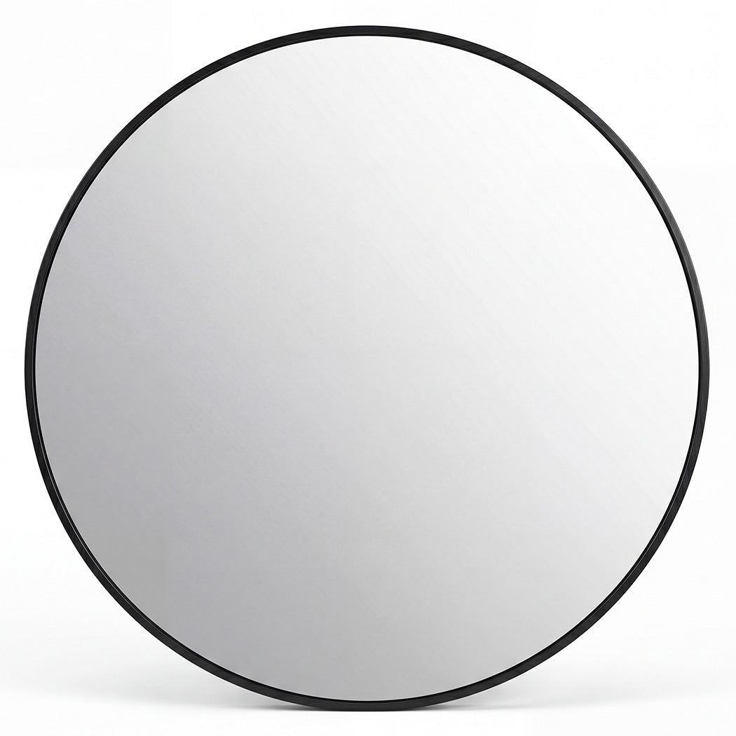 Yezi 60cm Wall Vanity Mirror Round Decorative Bathroom HD Glass Anti-explosion