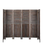 Levede 6 Panel Partition Room Divider Brown