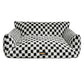 Pawz Pet Bed Plush Checkered Dog Bed Washable Cat Bed