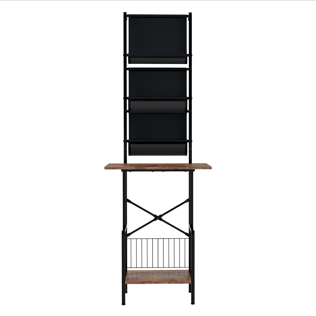 Levede Tall Record Player Stand Vinyl Storage Up to 200 Albums Turntable Rack