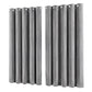 Marlow Blackout Curtains 2 Panels Velvet Room Darkening Eyelet Curtains Grey
