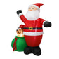 Santaco Christmas Inflatable Outdoor Santa Claus Elk 2.2M Xmas Decoration Light