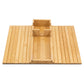 Levede Bamboo Sofa Arm Tray Cup Holder Detachable Couch Side Table Non-Slip