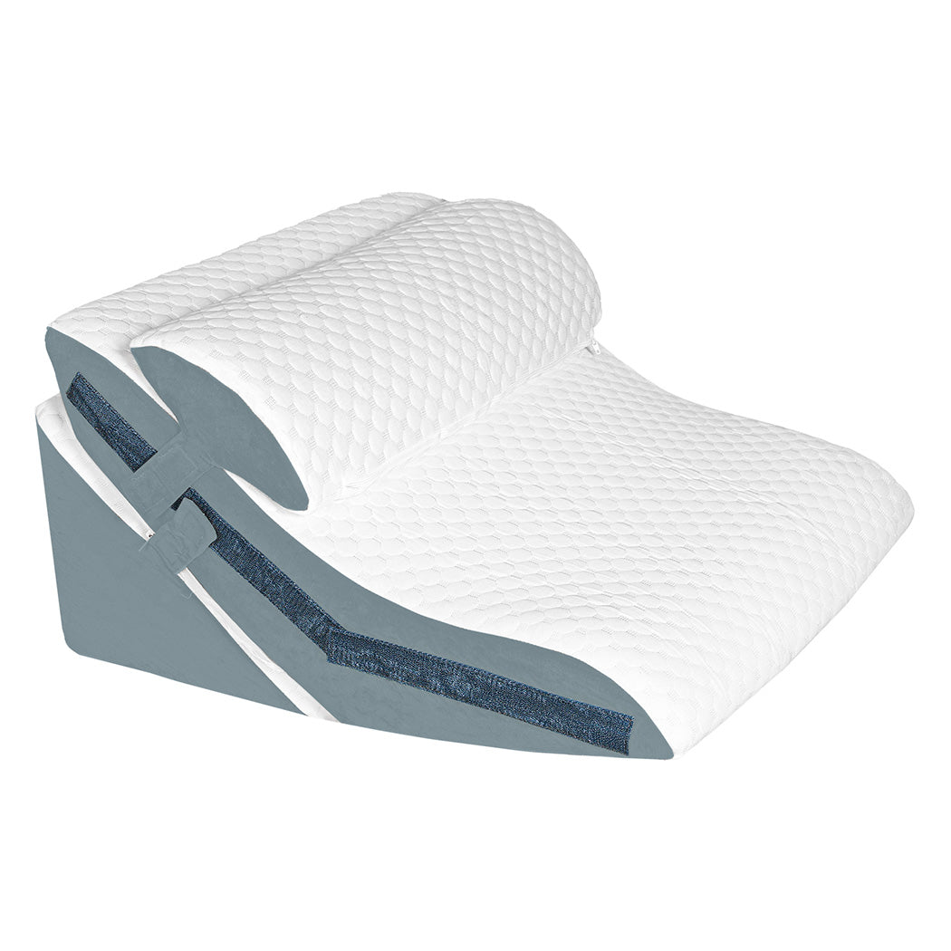 Dreamz 3-in-1 Orthopedic Bed Wedge Pillow Memory Foam Sleep Support Adjustable