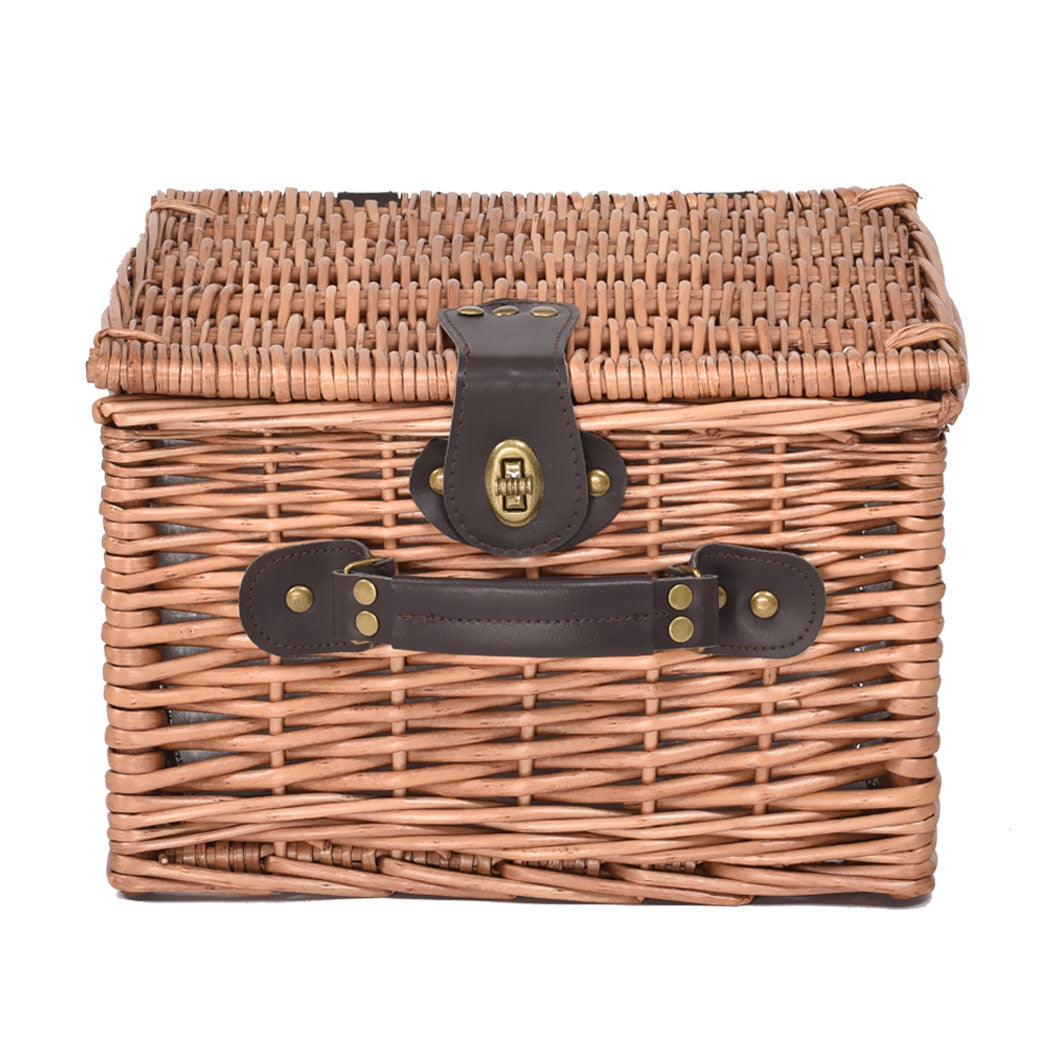 2 Person Picnic Basket Baskets Set Outdoor