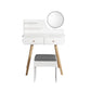 Levede Dressing Table Stool LED Mirror
