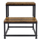 Levede 2-Step Stool Non Slip Portable Bathroom Kitchen Kids Adult Pet Use Brown
