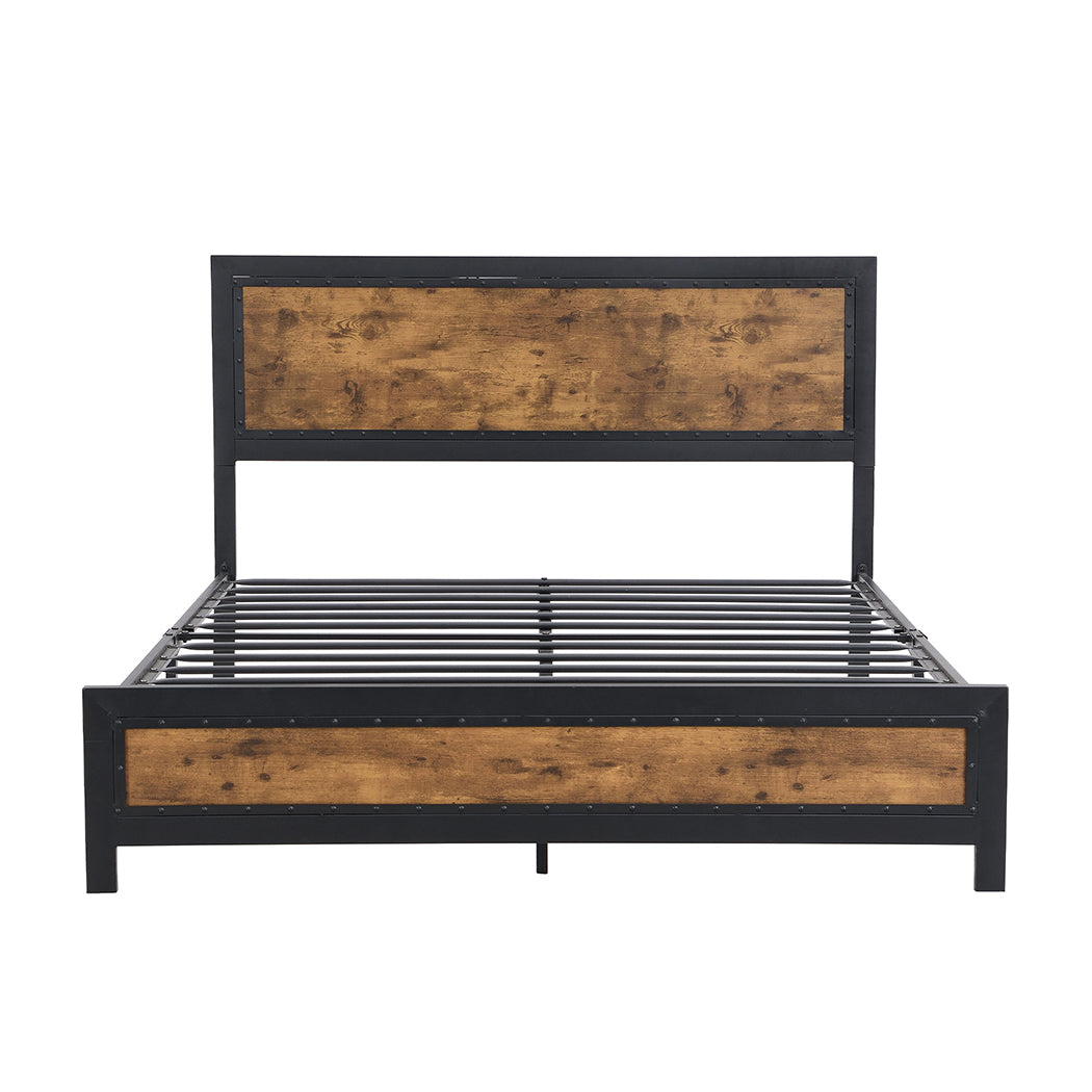 Levede Metal Bed Frame Queen Mattress