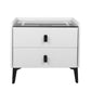 Levede Bedside Table LED Lights Drawers Storage