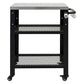 Levede Outdoor Kitchen Cart Mobile BBQ Grill Trolley Stainless Steel Prep Table