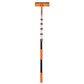Traderight 7.2M Telescopic Window Cleaner 2-In-1 180°Rotating Squeegee Orange