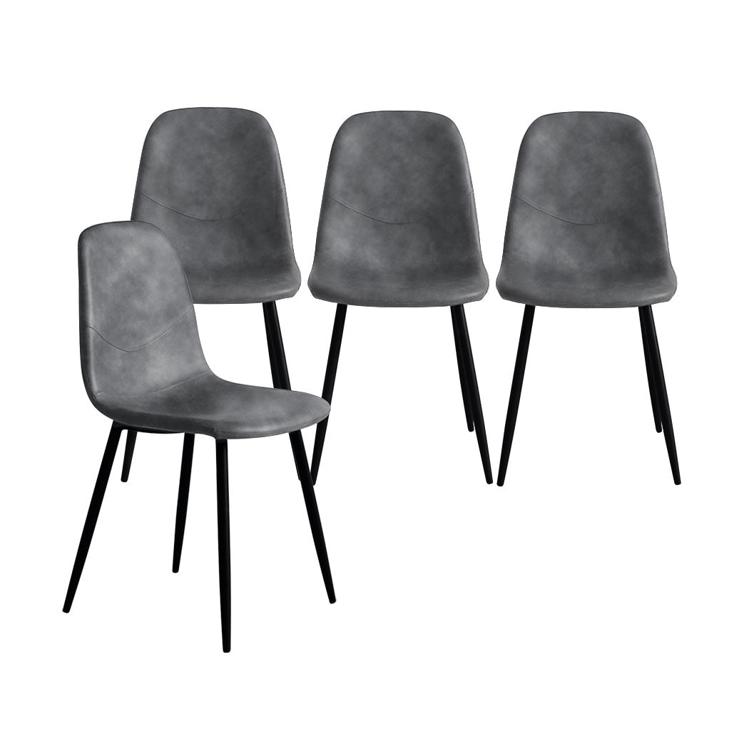 Levede 8x Dining Chairs Kitchen Eames