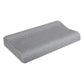 Dreamz Memory Foam Pillow Pillowcase Supprt Grey Rebound