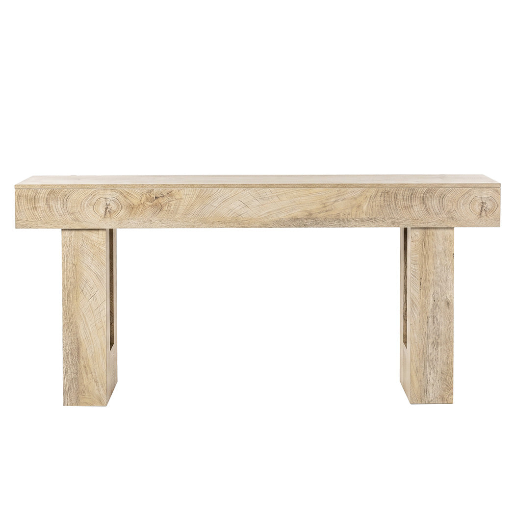 Levede Console Table 160cm Sofa Table Narrow Entryway Hallway Living Room Wood