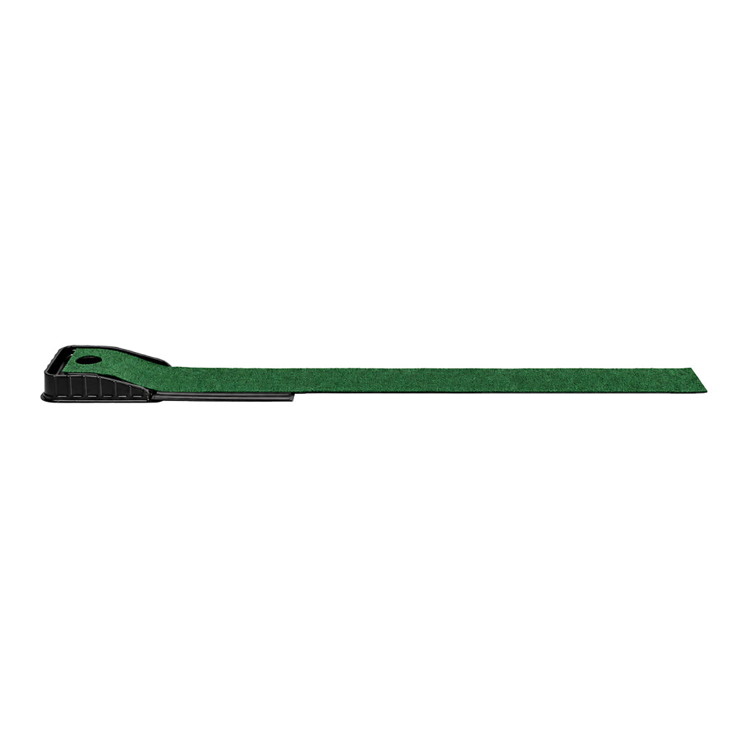 Centra Golf Putting Mat Auto Ball Return Path 220x33cm Indoor Outdoor Green