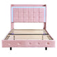 Levede King Single Floating Bed Frame With RGB LED Light Headboard USB Charge