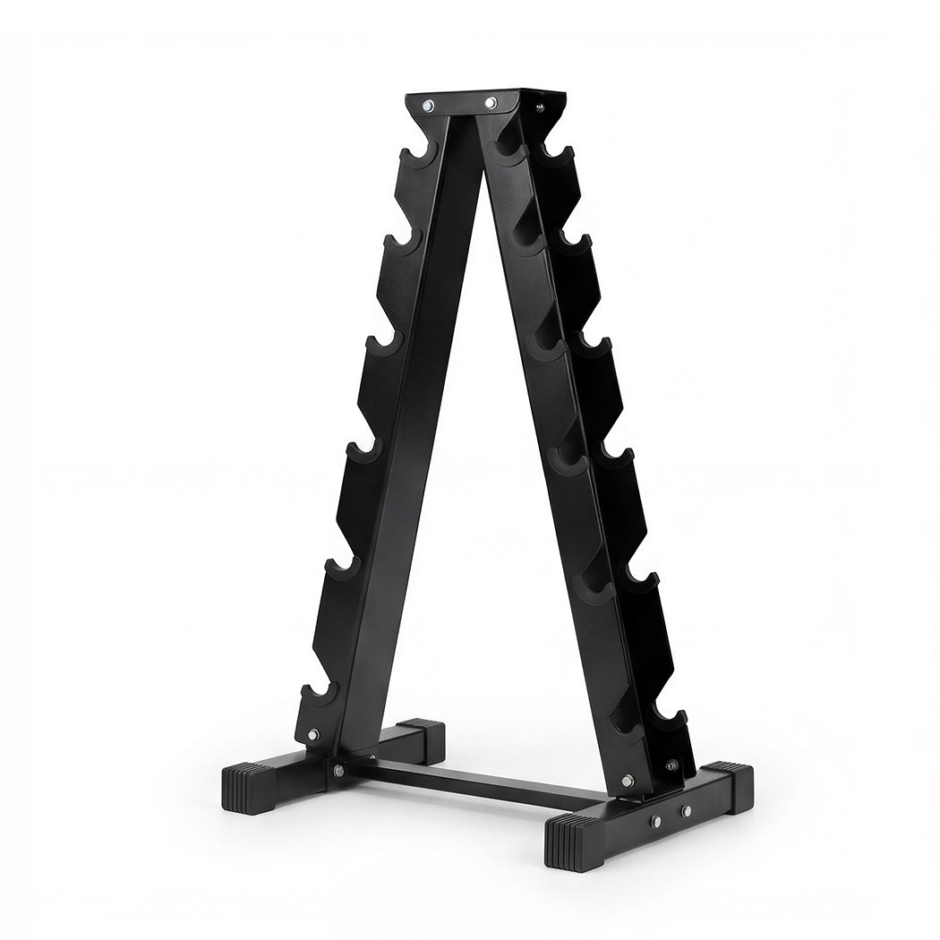 Centra Dumbbells Rack 6 Tier Stand Home Gym Exercise Storage 400kg Capacity