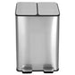 Toque 60L Pedal Bin Kitchen Waste Can Recycling Dustbin