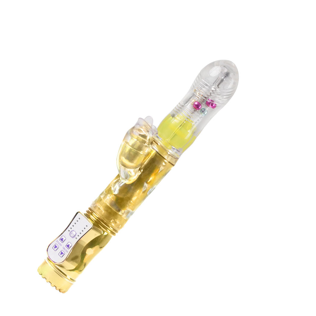 Urway Rabbit Vibrator Masturbator Thrusting Gold