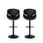 Levede 1x Bar Stools Gas Lift Kitchen Black