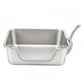 Pawz Stainless Steel Cat Litter Box Low Entry Tray Non-Stick Easy to Clean